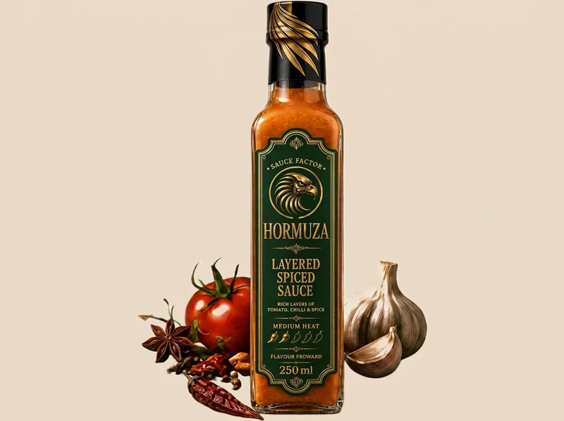 HORMUZA Layered Spiced Tomato Sauce Mild 250 ml