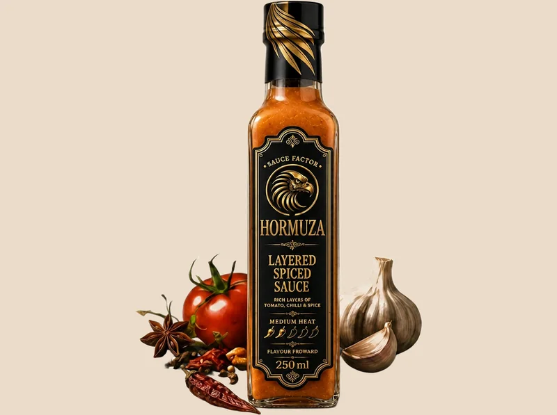 HORMUZA Layered Spiced Tomato Sauce Medium 250 ml