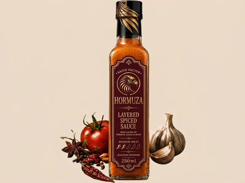 HORMUZA Layered Spiced Tomato Sauce Hot 250 ml
