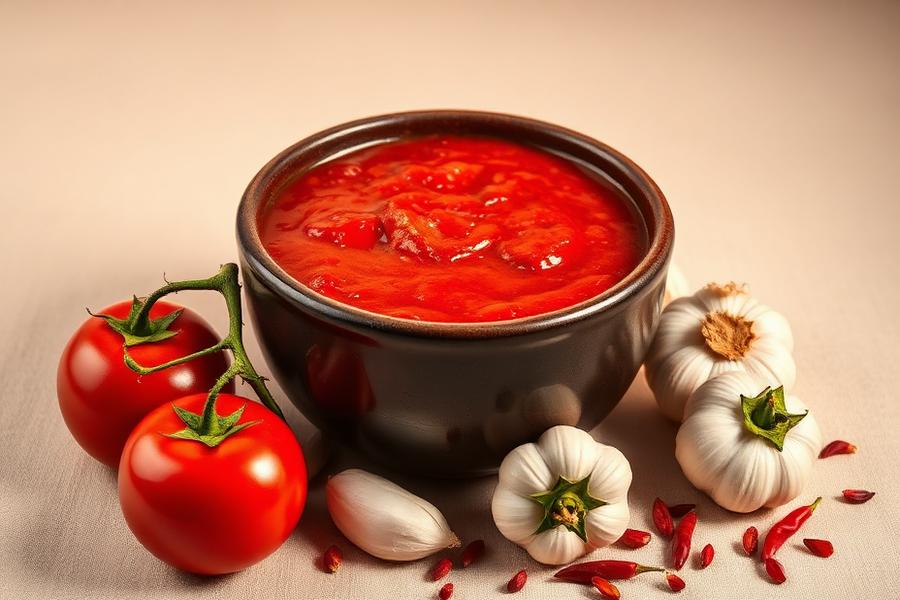 LAYERED SPICED TOMATO SAUCES